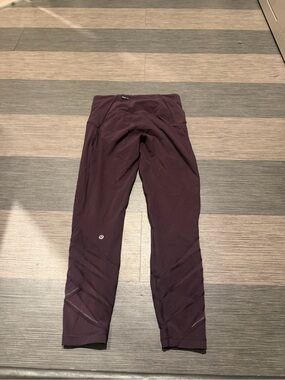 Lululemon burgundy leggings